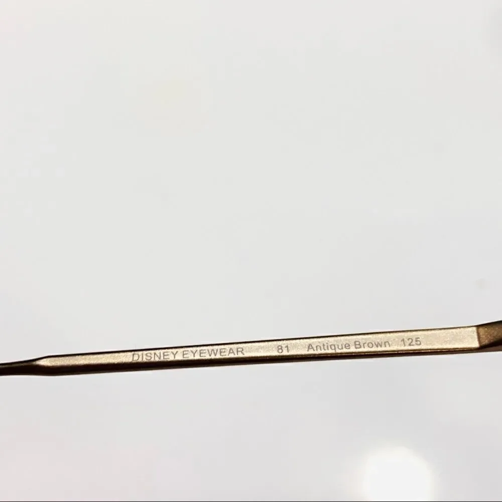 Disney eyewear Marchon Kids Eyeglasses Frame Antique Brown 45-17-125 Full Rim